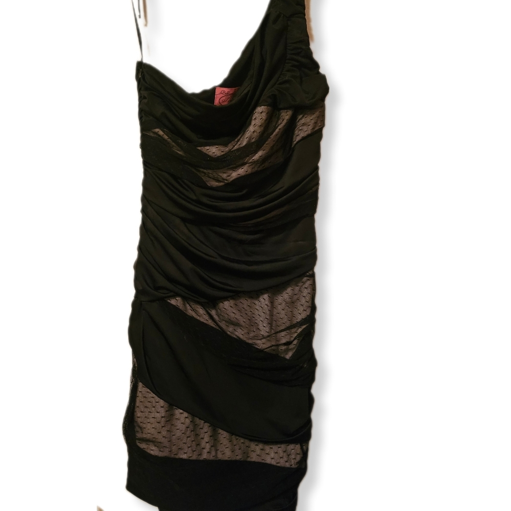 Pompous Girly Rouched Mini Dress